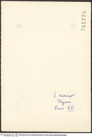 Rückseite von bh765278_recto