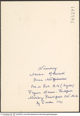 Rückseite von bh765291_recto