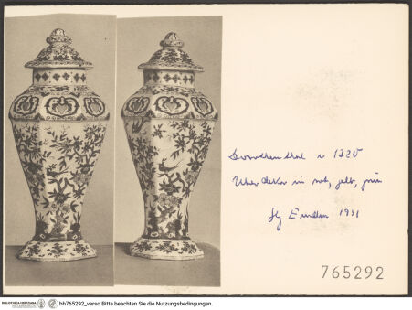 Rückseite von bh765292_recto