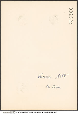 Rückseite von bh765300_recto