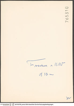 Rückseite von bh765310_recto