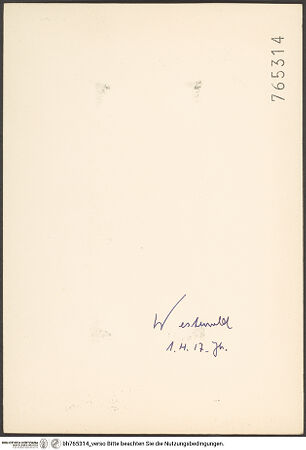 Rückseite von bh765314_recto