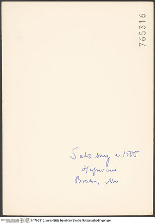 Rückseite von bh765316_recto