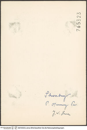 Rückseite von bh765323_recto