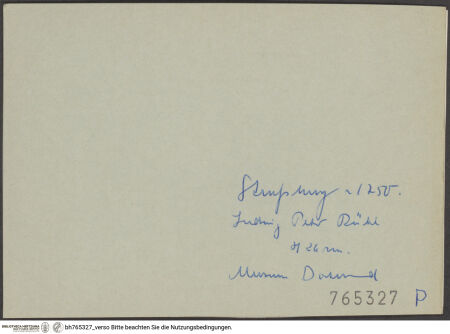 Rückseite von bh765327_recto