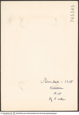 Rückseite von bh765345_recto