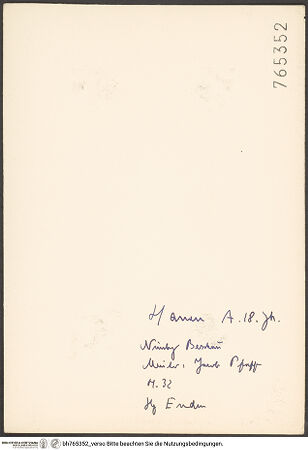 Rückseite von bh765352_recto