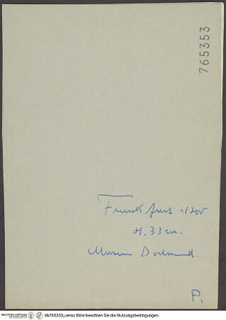 Rückseite von bh765353_recto