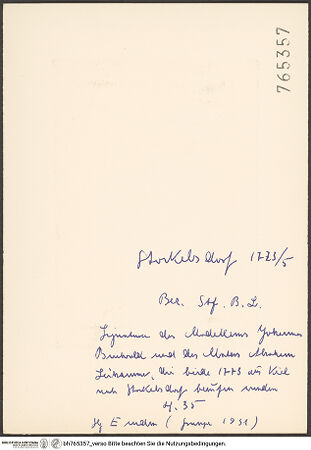 Rückseite von bh765357_recto