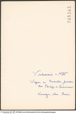 Rückseite von bh765363_recto