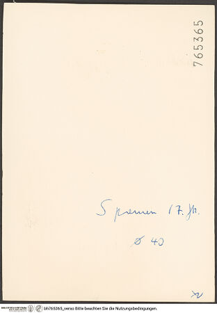 Rückseite von bh765365_recto