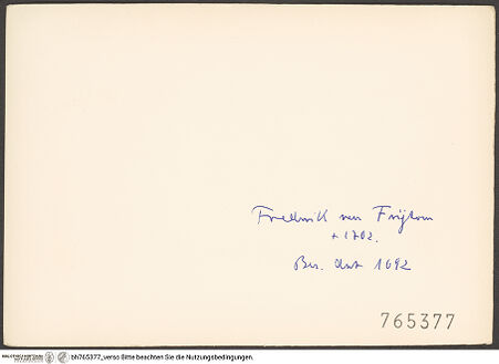 Rückseite von bh765377_recto