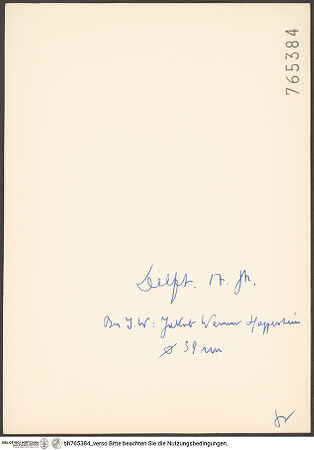 Rückseite von bh765384_recto