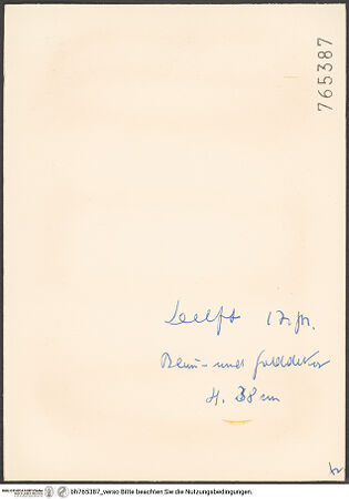 Rückseite von bh765387_recto