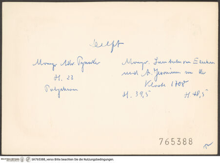 Rückseite von bh765388_recto