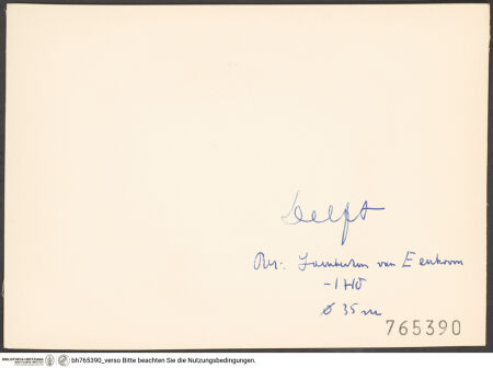 Rückseite von bh765390_recto