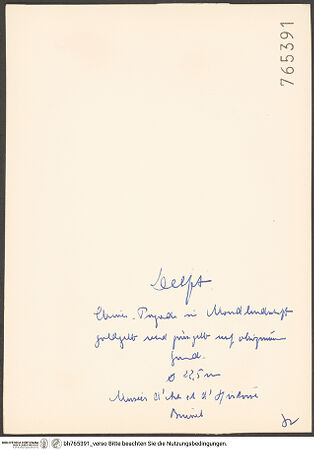 Rückseite von bh765391_recto