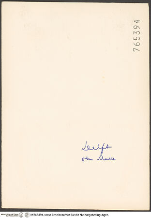 Rückseite von bh765394_recto