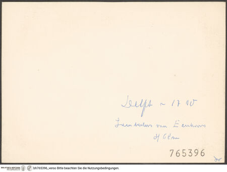 Rückseite von bh765396_recto