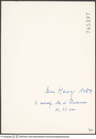 Rückseite von bh765397_recto