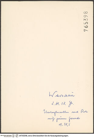 Rückseite von bh765398_recto