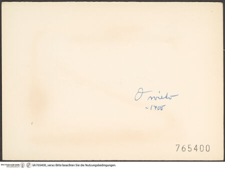 Rückseite von bh765400_recto