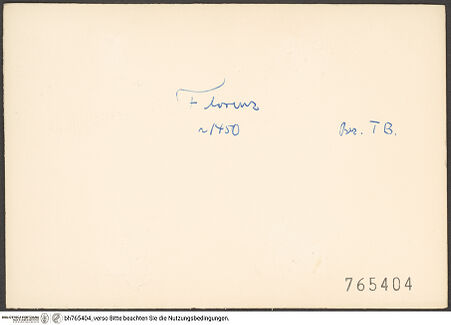 Rückseite von bh765404_recto