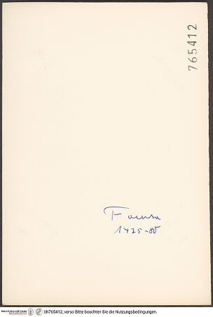 Rückseite von bh765412_recto