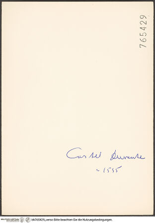 Rückseite von bh765429_recto