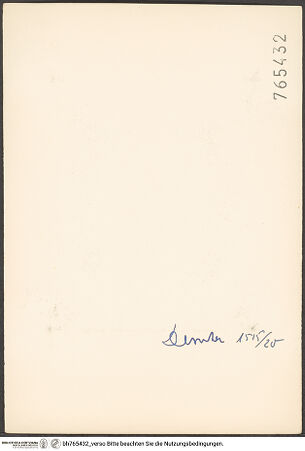 Rückseite von bh765432_recto