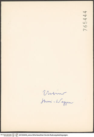 Rückseite von bh765444_recto