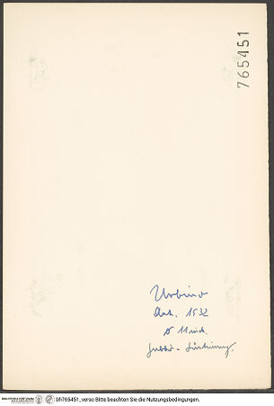 Rückseite von bh765451_recto