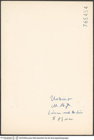 Rückseite von bh765454_recto