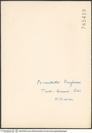 Rückseite von bh765459_recto