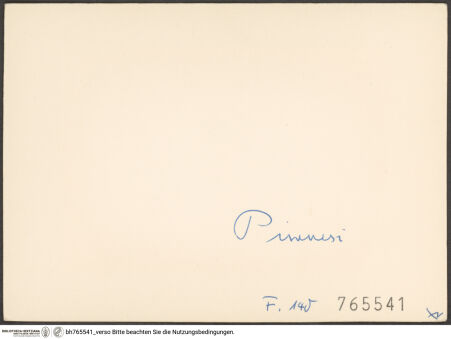 Rückseite von bh765541_recto