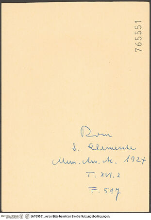 Rückseite von bh765551_recto