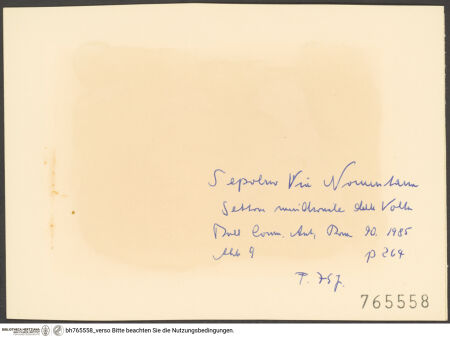 Rückseite von bh765558_recto