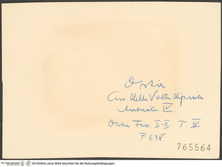 Rückseite von bh765564_recto