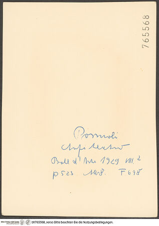 Rückseite von bh765568_recto