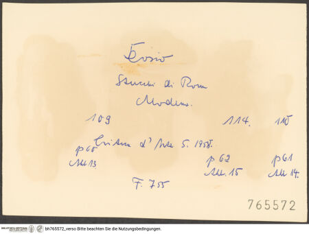 Rückseite von bh765572_recto