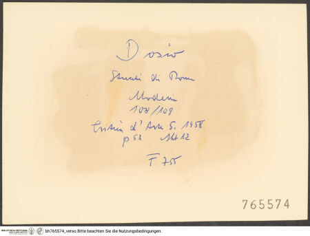 Rückseite von bh765574_recto