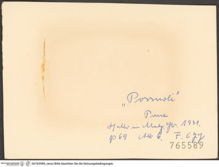 Rückseite von bh765589_recto