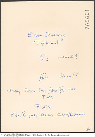 Rückseite von bh765601_recto