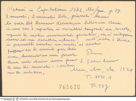 Rückseite von bh765620_recto