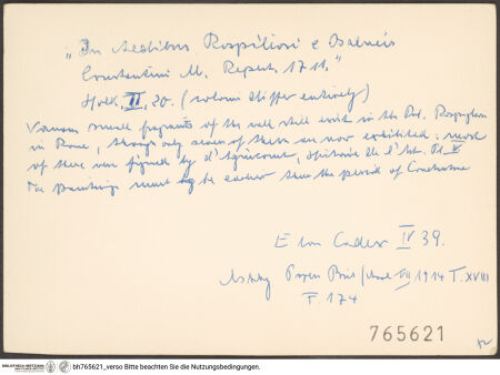 Rückseite von bh765621_recto