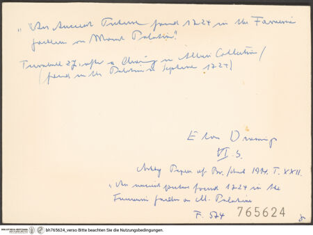 Rückseite von bh765624_recto