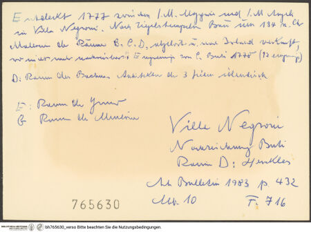 Rückseite von bh765630_recto