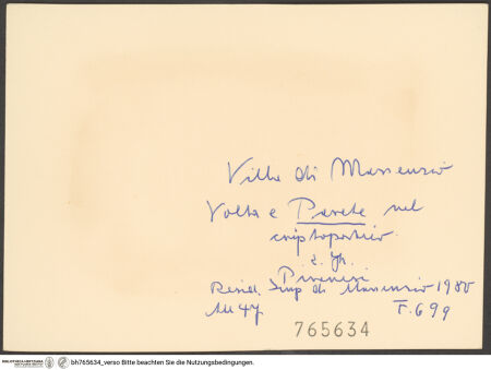 Rückseite von bh765634_recto