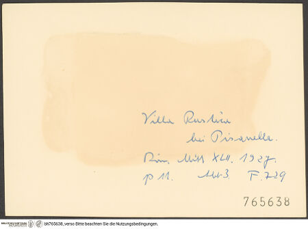 Rückseite von bh765638_recto