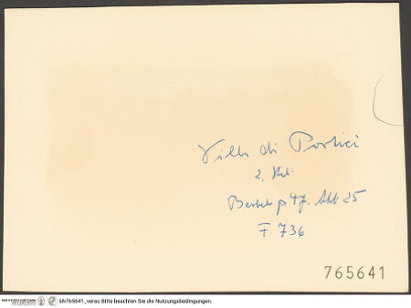 Rückseite von bh765641_recto